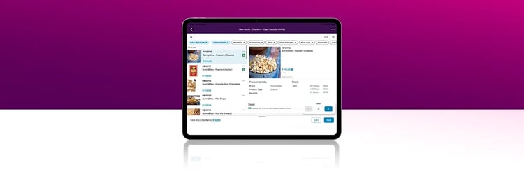 B2B Ordering App for Field Sales Teams