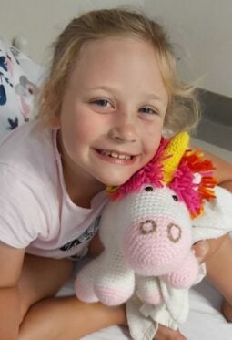 Skynamo mascot Skyler the unicorn