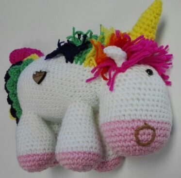 Skynamo mascot Skyler the unicorn