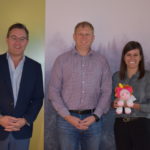 Fred Coulson, Founder of Five Elms (left), Sam Clarke, CEO of Skynamo (Center), Stephanie Brown, Partner at Five Elms (right)