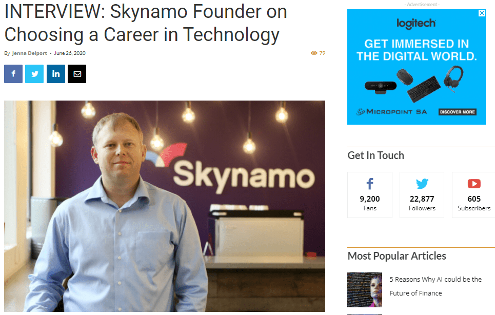 Skynamo CEO Sam Clarke