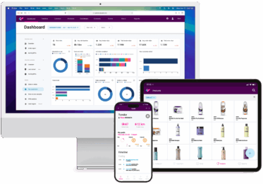 Skynamo Mobile Sales App for reps in the field and managers of team
