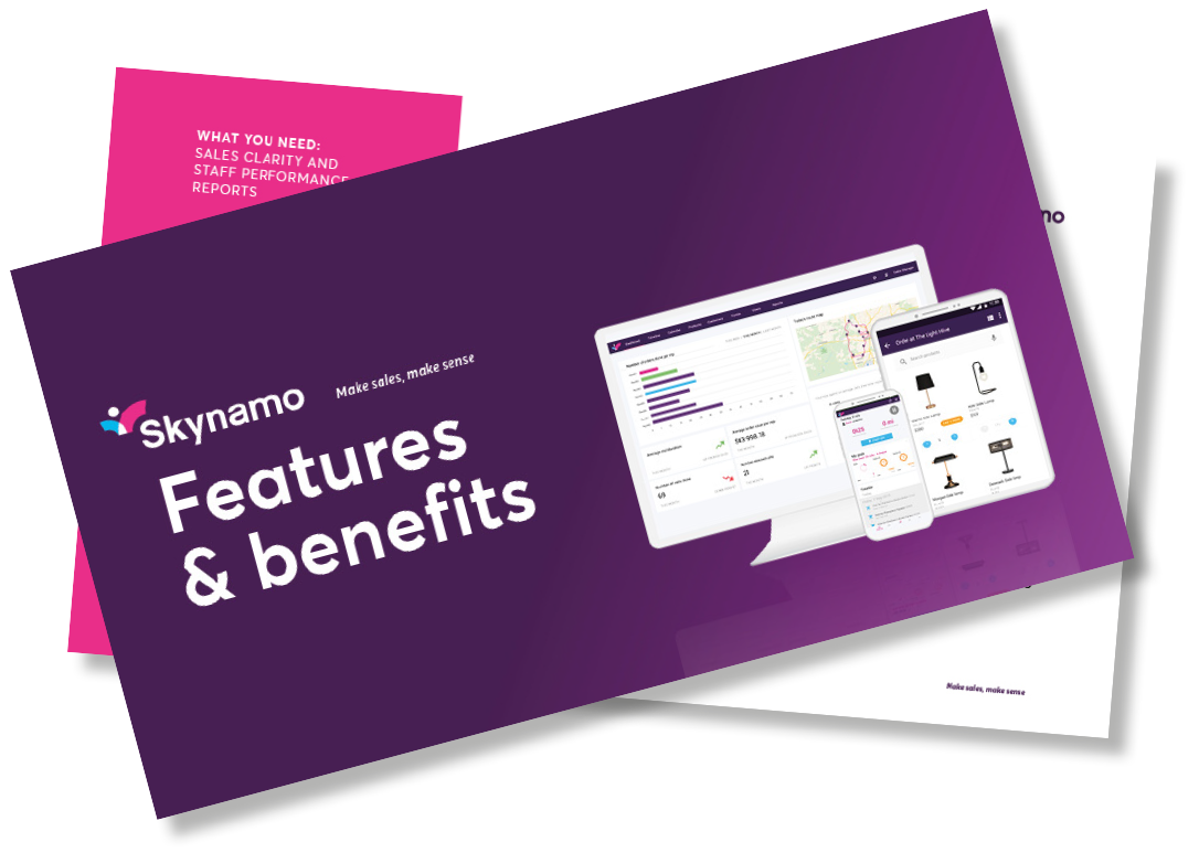 Skynamo Product features and benefits PDF