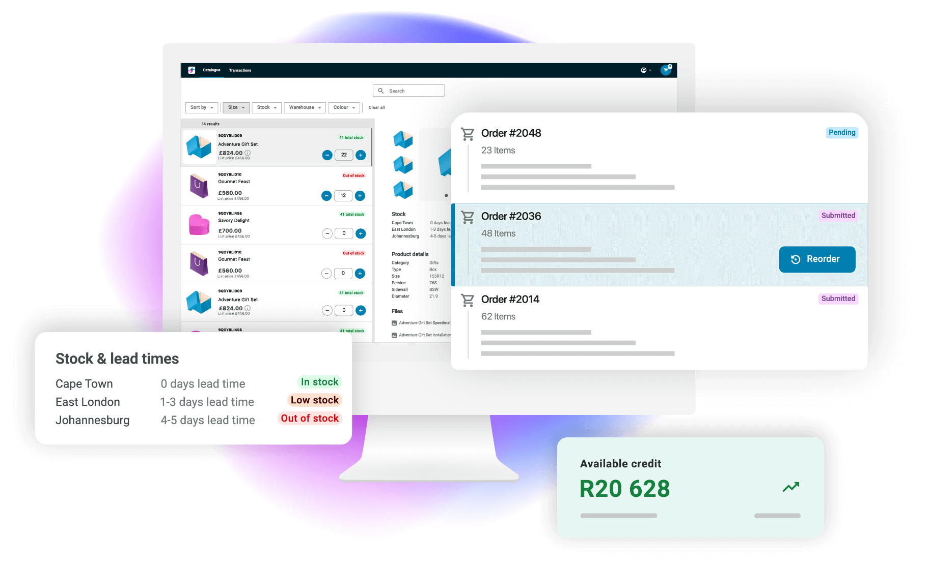 Skynamo Trade makes complex B2B ordering simple.
